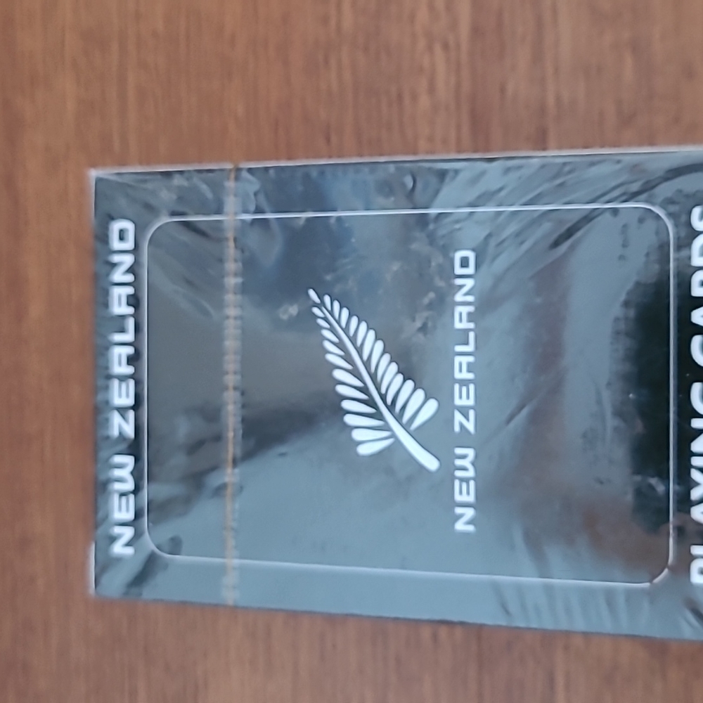 New Zealand All Blacks playing cards